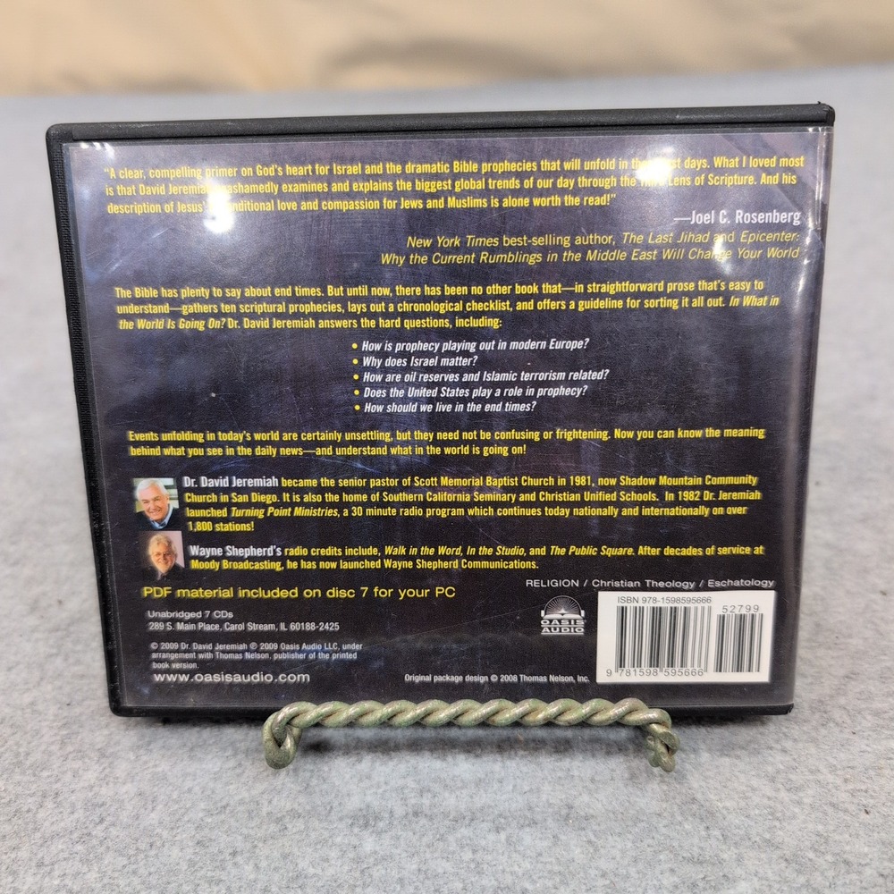Dr David Jeremiah What In The World Is Going On 7 CD Unabridged‎ Audiobook - Picture 2 of 2